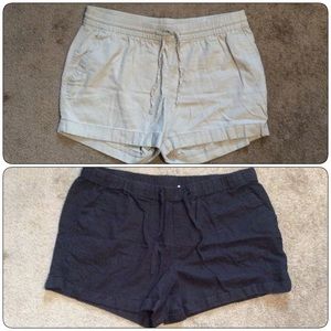 Black & Tan Linen Shorts Bundle